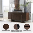 Scranton & Co Wood Accent Cabinet in Medium Brown Finish