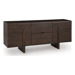 Scranton & Co Wood Accent Cabinet in Medium Brown Finish