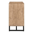Scranton & Co 2-Door Cabinet with Reclaimed Pine in Brown Finish
