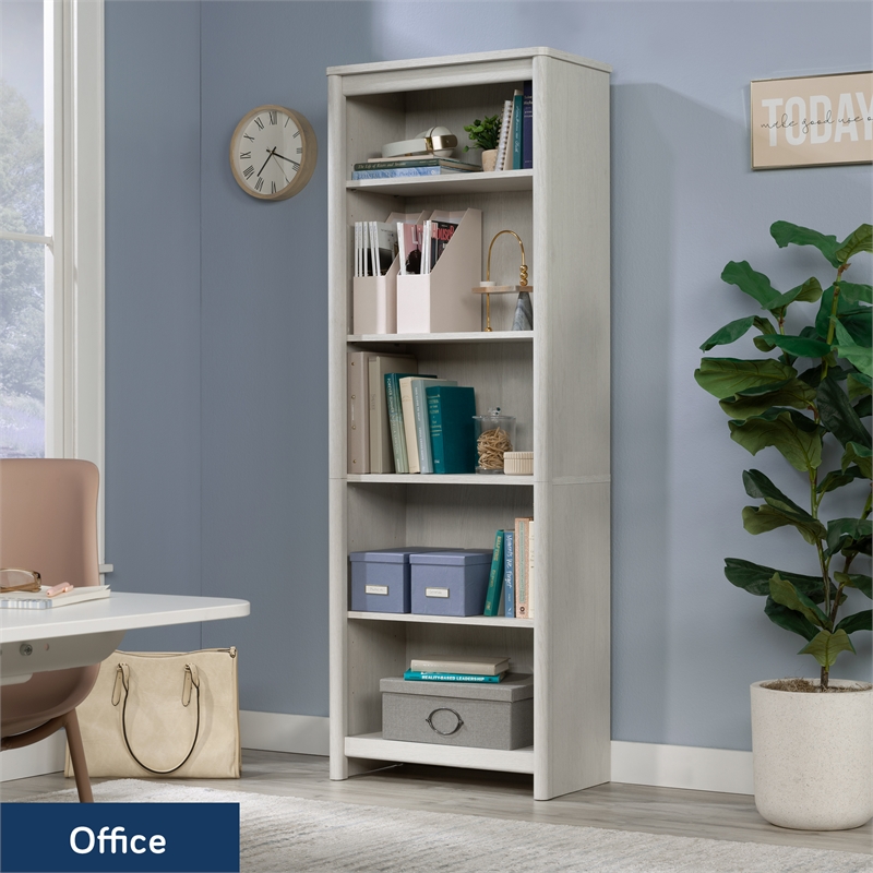 Scranton & Co 3-Shelf Bookcase in Glacier Oak Finish