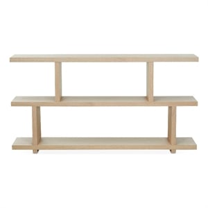 Scranton & Co Shelf with Open Design in Natural Wood 33&quotH x 63&quotW x 11&quotD
