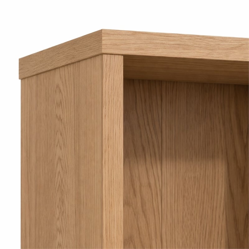 Scranton & Co Accent Bookcase with Fixed Shelves in Green Mist 70