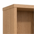 Scranton & Co Accent Bookcase with Fixed Shelves in Green Mist 70