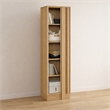 Scranton & Co Accent Bookcase with Fixed Shelves in Green Mist 70