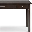 Scranton & Co Solid Wood Computer Desk in Tobacco Brown 60