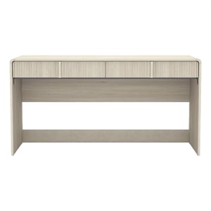 Scranton & Co 60&quot Writing Desk with 2 Drawers in Whitewashed Oak