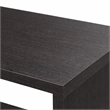 Scranton & Co 4-Level Bookshelf in Espresso Faux Wood Grain