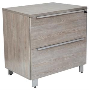 Scranton & Co 2-Drawer Lateral File Cabinet in Gray Laminate