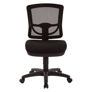 Scranton & Co ProGrid Mesh Task Chair Without Arms in Coal Fabric