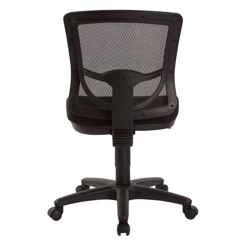 Scranton & Co ProGrid Mesh Task Chair Without Arms in Coal Fabric