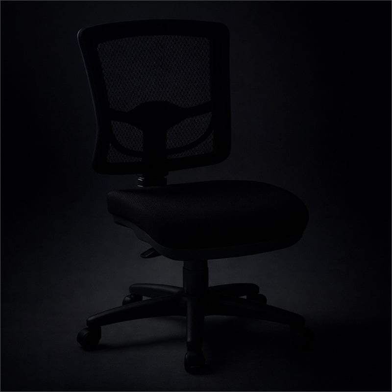 Scranton & Co ProGrid Mesh Task Chair Without Arms in Coal Fabric
