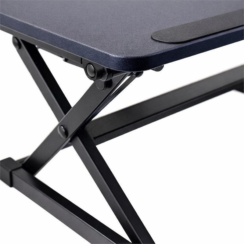 Scranton & Co Amherst 5-Shelf Solid Wood Bookcase with Crown Molding in Black