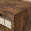Scranton & Co Set of 2 6-Tier Bookshelf in Amber Pine Finish
