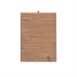 Scranton & Co 3-Drawer Natural File Cabinet with Rolling Castors