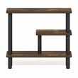 Scranton & Co 3-Tier Amber Pine Narrow Storage Rack with Toolless Assembly