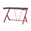 Scranton & Co Gaming Computer Desk in Red/Black with Cup and Headphone Holder