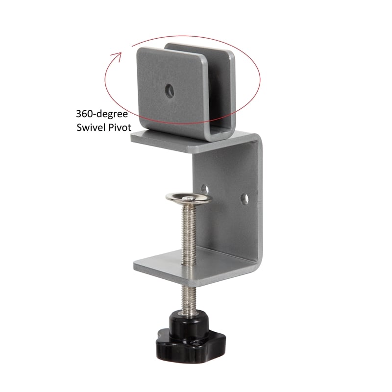 Scranton & Co Adjustable Steel Privacy Panel C-Clamps (Pack of 2)