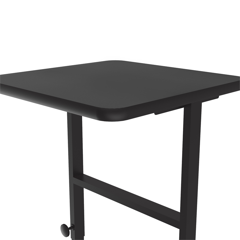 Scranton & Co 20 x 24 in Adjustable Workstation in Black Granite