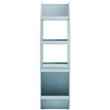 Scranton & Co 3-Shelf Bookcase with USB Port and Lockable Drawer