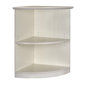 Scranton & Co 2 Shelf Laminate Bookcase in Textured Sea Salt Finish