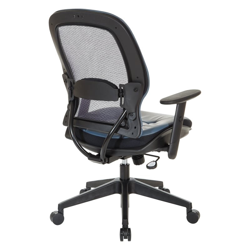 Scranton & Co Dillon Blue Air Grid Office Chair with Lumbar Support