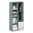 Scranton & Co 7-Cube Bookshelf in Sage Green Engineered Wood