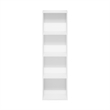 Scranton & Co 4-Tier Open Shelf Bookcase in White Engineered Wood