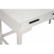 Scranton & Co Large Wood Desk with Felt-Lined Drawers in White