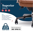 Scranton & Co Executive Mid-Back Office Chair Bonded Leather in Cognac