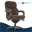 Scranton & Co Big and Tall Executive Office Chair in Weathered Brown Leather