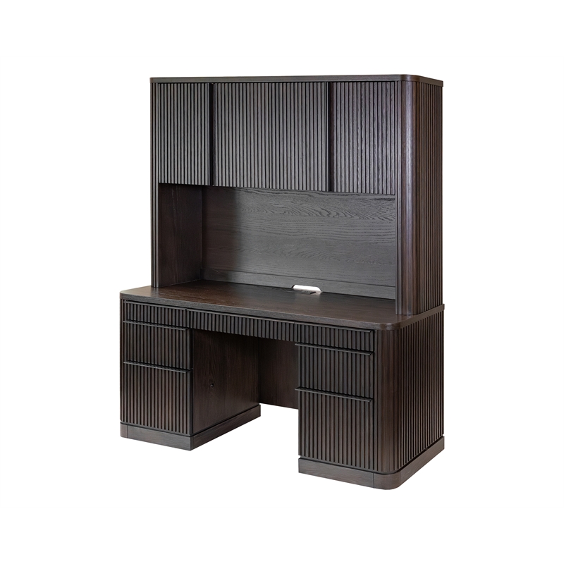 Scranton & Co Executive Credenza and Hutch Desk 68