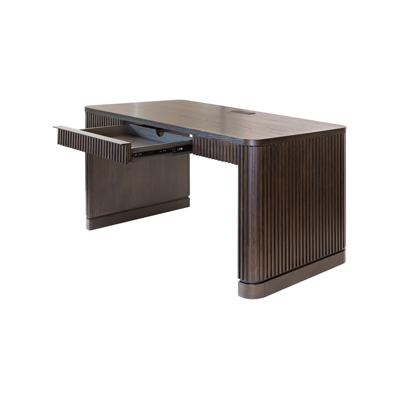 Scranton & Co Wood Writing Desk with Storage 60