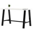 Scranton & Co 3.5 x 6 FT Conference Table in Designer White at Bistro Height