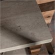 Scranton & Co Engineered Wood Desktop Hutch in Mystic Oak with Metal Frame
