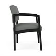 Scranton & Co Oversize Steel Guest Chair with Matrex Support in Black and Gray