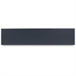 Scranton & Co Dark Blue Accent Cabinet with Goldtone Legs and 4 Doors