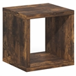 Scranton & Co Stackable 2-Tier Cube Bookcase with Open Back in Amber Pine