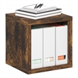 Scranton & Co Stackable 2-Tier Cube Bookcase with Open Back in Amber Pine