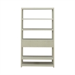 Scranton & Co Accent Bookcase with 6 Shelves and Drawer in Green