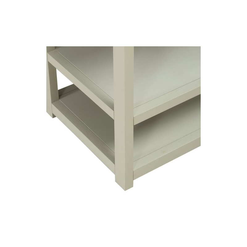 Scranton & Co Accent Bookcase with 6 Shelves and Drawer in Green