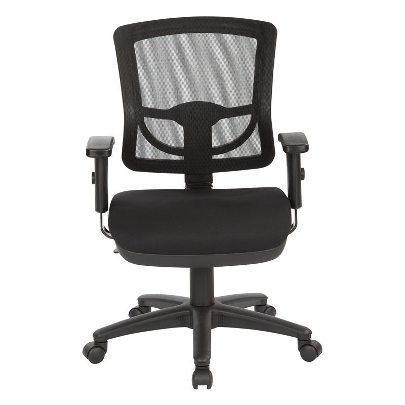 Scranton & Co ProGrid Mesh Back Task Chair in Black FreeFlex Fabric