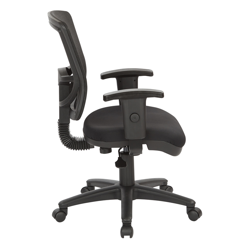 Scranton & Co ProGrid Mesh Back Task Chair in Black FreeFlex Fabric