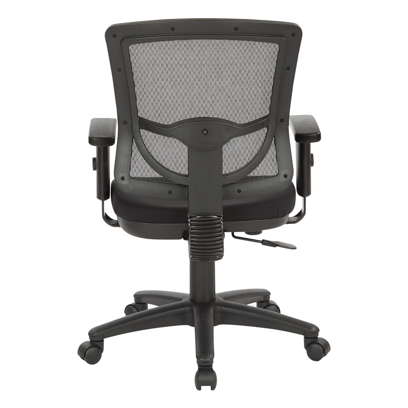 Scranton & Co ProGrid Mesh Back Task Chair in Black FreeFlex Fabric