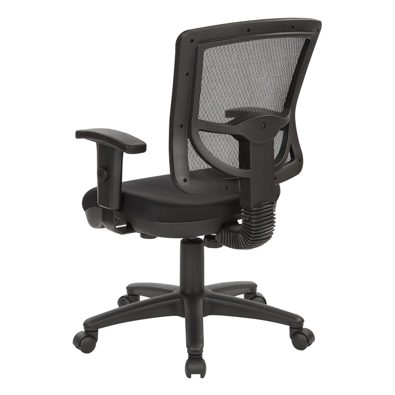Scranton & Co ProGrid Mesh Back Task Chair in Black FreeFlex Fabric