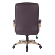 Scranton & Co High Back Executive Manager's Chair in Espresso Bonded Leather