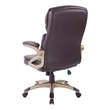 Scranton & Co High Back Executive Manager's Chair in Espresso Bonded Leather