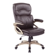 Scranton & Co High Back Executive Manager's Chair in Espresso Bonded Leather