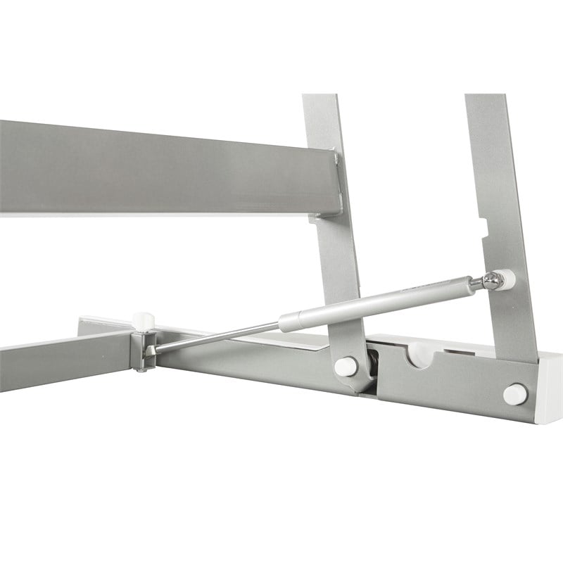 Scranton & Co Multiposition Desk Riser in White with Dual Lift