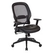 Scranton & Co Executive High Back Chair in Black Bonded Leather