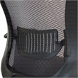 Scranton & Co Fabric Managers Chair with Padded Mesh Seat in Black
